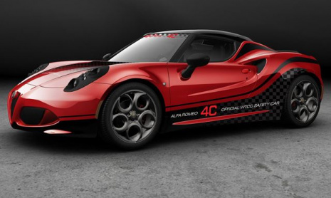 Alfa Romeo 4C выбран автомобилем безопасности для WTCC 2014